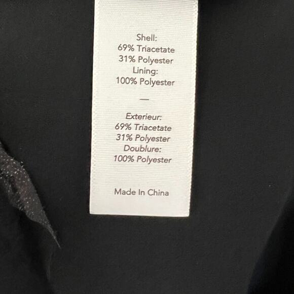 Elizabeth and James Culotte Pants Women's Size 2 Black Polyester Blend Wide Leg - Picture 11 of 16